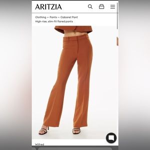 Aritzia Cabaret Pant - Anise Brown